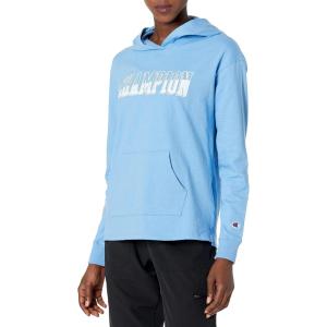 imageChampion Womens Hoodie Powerblend Fleece Comfortable Hoodie Sweatshirt for Women Plus Size AvailableTeam Light Blue