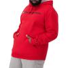 imageChampion Mens Fleece Script Logo Hoodie Reg Or Big ampamp TallTeam Red Scarlet  Classic Script Logo