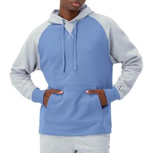 imageChampion Mens Fleece Comfortable Hoodie Sweatshirt for Men Reg Or Big ampamp TallPlaster BlueNaturalPlaster Blue