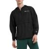 imageChampion Mens Jacket Stadium Packable Wind and Water Resistant Jacket Reg Or Big ampamp TallBlack Small  Small Script Logo