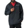 imageChampion Mens Jacket Stadium Packable Wind and Water Resistant Jacket Reg Or Big ampamp TallBlack Small  Small Script Logo