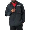 imageChampion Mens Jacket Stadium Packable Wind and Water Resistant Jacket Reg Or Big ampamp TallBlack Small  Small Script Logo
