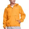 imageChampion Mens Jacket Stadium Packable Wind and Water Resistant Jacket Reg Or Big ampamp TallC Gold Small  Small Script Logo