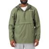 imageChampion Mens Jacket Stadium Packable Wind and Water Resistant Jacket Reg Or Big ampamp TallCargo Olive Small  Small Script Logo