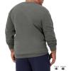 imageChampion Mens Sweatshirt Fleece Midweight Crewneck Sweatshirt Reg Or Big ampamp TallGranite Heather  Classic Script Logo