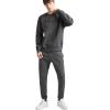 imageChampion Mens Sweatshirt Fleece Midweight Crewneck Sweatshirt Reg Or Big ampamp TallGranite Heather  Classic Script Logo