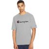 imageChampion Mens Tshirt Cotton Midweight Mens Crewneck Teetshirt for Men Graphic ScriptBlack