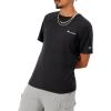 imageChampion Mens Tshirt Cotton Midweight Mens Crewneck Teetshirt for Men Graphic ScriptBlack Small Script