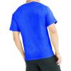 imageChampion Mens Tshirt Cotton Midweight Mens Crewneck Teetshirt for Men Graphic ScriptFlight Blue Block Mascot