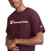 imageChampion Mens Tshirt Cotton Midweight Mens Crewneck Teetshirt for Men Graphic ScriptMaroon Script