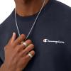 imageChampion Mens Tshirt Cotton Midweight Mens Crewneck Teetshirt for Men Graphic ScriptNavy Small Script