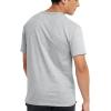 imageChampion Mens Tshirt Cotton Midweight Mens Crewneck Teetshirt for Men Graphic ScriptOxford Gray Arch Over C Logo