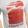 imageChampion Mens Tshirt Cotton Midweight Mens Crewneck Teetshirt for Men Graphic ScriptOxford Gray Tree Graphic