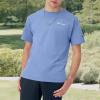 imageChampion Mens Tshirt Cotton Midweight Mens Crewneck Teetshirt for Men Graphic ScriptPlaster Blue Small Script