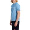 imageChampion Mens Tshirt Cotton Midweight Mens Crewneck Teetshirt for Men Graphic ScriptSwiss Blue Script