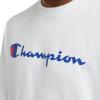 imageChampion Mens Tshirt Cotton Midweight Mens Crewneck Teetshirt for Men Graphic ScriptWhite  Classic Script Logo