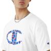 imageChampion Mens Tshirt Cotton Midweight Mens Crewneck Teetshirt for Men Graphic ScriptWhite Cs Collage
