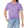imageChampion Mens Tshirt Cotton Midweight Mens Crewneck Teetshirt for Men Graphic ScriptWisteria Purple Back Circle Script