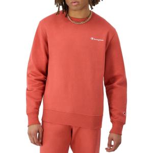 imageChampion Mens Sweatshirt Fleece Midweight Crewneck Sweatshirt Reg Or Big ampamp TallPicante Pink Small Script