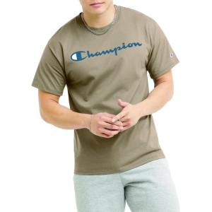 imageChampion Mens Tshirt Cotton Midweight Mens Crewneck Teetshirt for Men Graphic ScriptCountry Walnut Script