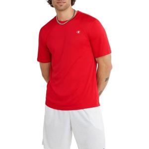 imageChampion Mens Tshirt Sport Tee Moisture Wicking Anti Odor Athletic Tshirt for Men Reg Or Big ampamp TallScarlet