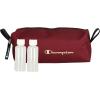 imageChampion Hanging Travel Toiletry Bag  10quotx39quotx39quot  Red  Dopp Kit for Men ampamp Women  Water Resistant Cosmetic Organizer with 2 TSA Compliant Bottles  Vacation Essentials ampamp Travel AccessoriesDopp Kit  Red