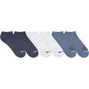 imageChampion Mens Double Dry 6Pair Pack CottonRich Low Cut SocksBlue Assorted
