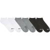 imageChampion Mens Double Dry 6Pair Pack CottonRich Low Cut SocksMulti White  Grey  Black