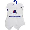 imageChampion Mens Double Dry 6Pair Pack CottonRich Low Cut SocksWhite