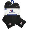 imageChampion Mens Double Dry Moisture Wicking Ankle Socks 6 8 12 Packs AvailableBlack