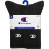 imageChampion Mens Double Dry Moisture Wicking Crew Socks 6 8 12 Packs AvailableBlack
