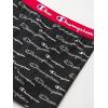 imageChampion Mens Everyday Cotton Stretch Boxer BriefsNew EbonyOxford Grey HeatherNew Ebony With Champion Script Print