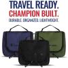 imageChampion Travel Hanging Toiletry Bag for Women Men Travel Size Toiletries with Hook  Lightweight Makeup Bag Bathroom Accessories Shower Organizer Camping Essentials  ChiveToiletry Bag  Chive