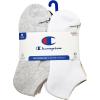imageChampion Womens LowCut Socks 6 PackGreyNeutral Assorted