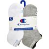 imageChampion Womens LowCut Socks 6 PackMulti Toe Logo