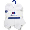 imageChampion Womens LowCut Socks 6 PackWhite Toe Logo