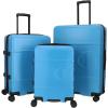 imageChampion 3Piece Luggage Set  21 25 29 Hardshell Suitcases with 8 Spinner Wheels  Expandable CarryOn ampamp Checked Luggage  Durable ABS Material  Travel Bags for Men ampamp Women  Airline Approved