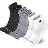 imageChampion Mens Double Dry Moisture Wicking Ankle Socks 6 8 12 Packs AvailableMulti White  Grey  Black