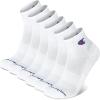 imageChampion Mens Double Dry Moisture Wicking Ankle Socks 6 8 12 Packs AvailableWhite