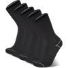 imageChampion Mens Double Dry Moisture Wicking Crew Socks 6 8 12 Packs AvailableBlack HeelToe