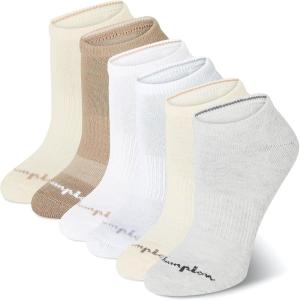 imageChampion Womens LowCut Socks 6 PackGreyNeutral Assorted