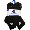 imageChampion Womens Socks Double Dry Socks Crew Ankle and No Show 6PackBlack