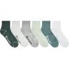 imageChampion Womens Socks Double Dry Socks Crew Ankle and No Show 6PackGreen Assorted