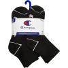 imageChampion Womens Socks Double Dry Socks Crew Ankle and No Show 6PackMidnight Black