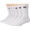 imageChampion Womens Socks Double Dry Socks Crew Ankle and No Show 6PackWhite