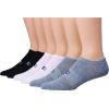 imageChampion Womens Socks Double Dry Socks Crew Ankle and No Show 6PackWhiteGreyBlack