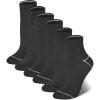 imageChampion Womens Socks Double Dry Socks Crew Ankle and No Show 6PackMidnight Black