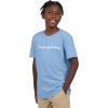 imageChampion Boys Tee Shirt Short Sleeve Logo TShirt for KidsSignature Dutch Blue
