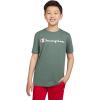 imageChampion Boys Tee Shirt Short Sleeve Logo TShirt for KidsSignature Forest Green