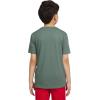 imageChampion Boys Tee Shirt Short Sleeve Logo TShirt for KidsSignature Forest Green